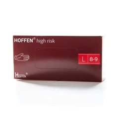 Рукавиці латексні Hoff High Risk L (50шт/уп) (10уп/ящ)